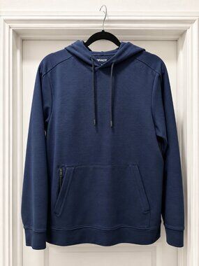 Brady Performance Hoodie Navy Pullover Sweatshirt Size Large